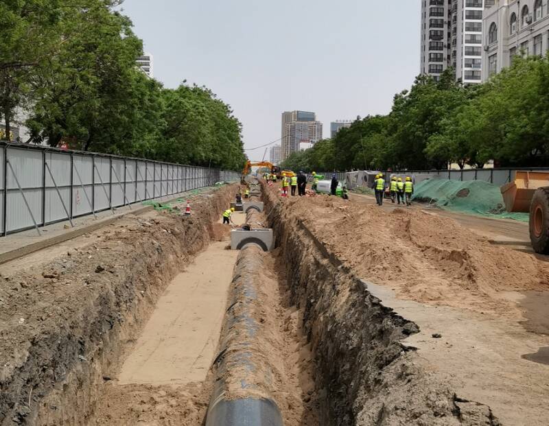 济宁古槐路交通疏解项目提前两个月完成管线施工，市政工程提速增效